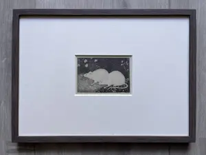 Jan Mankes - Originele Heliogravure 2 Muizen 1923 kopen? Bied vanaf 120!