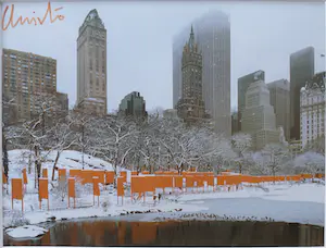 Christo - Artcards "The Gates" - Ingelijst 39 x 28 cm - Gesigneerd (2x) kopen? Bied vanaf 100!