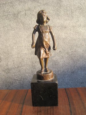 Brons (Onbekend) - Meisje zonder springtouw. kopen? Bied vanaf 45!