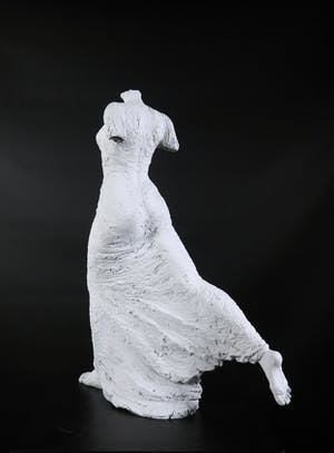 Eva Steiner - Groot gewit bronzen beeld, Facile kopen? Bied vanaf 1500!