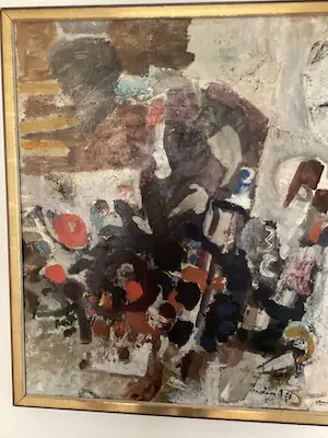 Lei Molin - abstrakt, veelkleurig olieverfschilderij kopen? Bied vanaf 399!