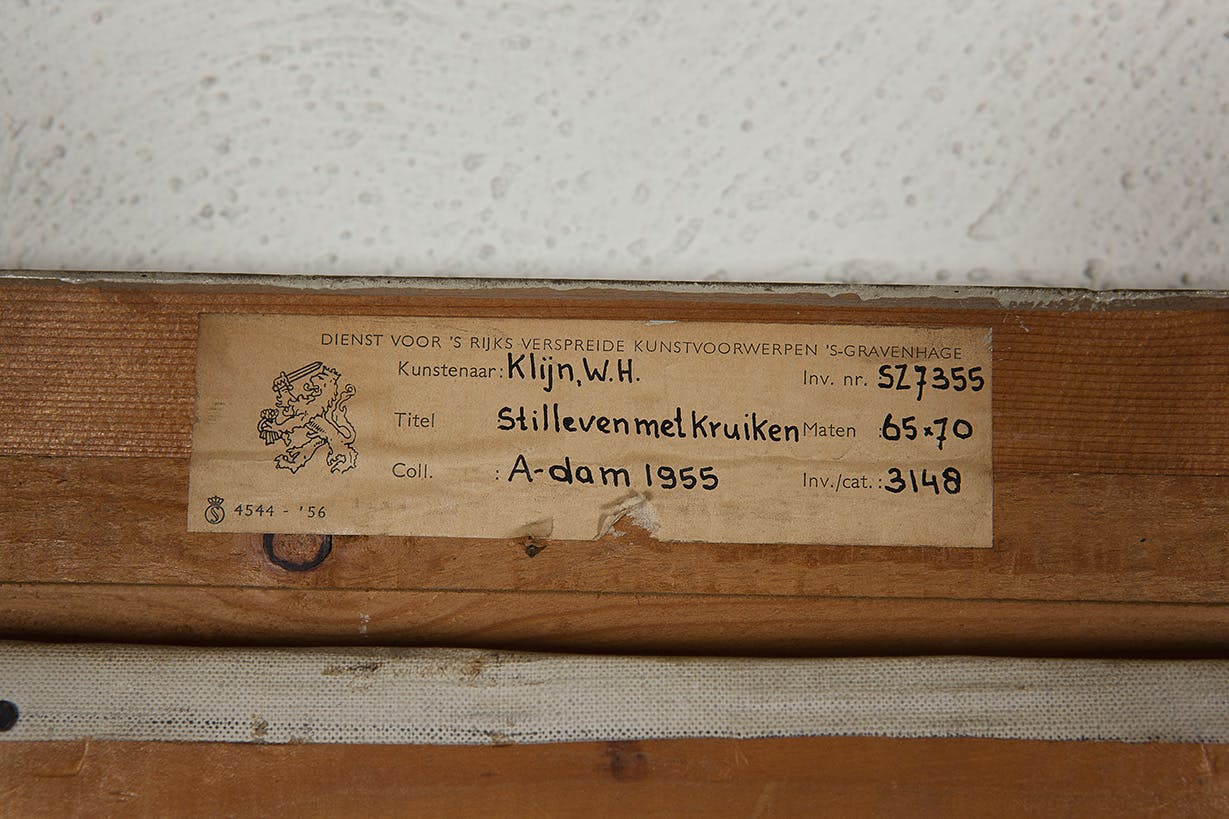 Willem Klijn - Olieverf op doek - Stilleven met kruiken - 1955 - gesigneerd - BKR Amsterdam kopen? Bied vanaf 10!