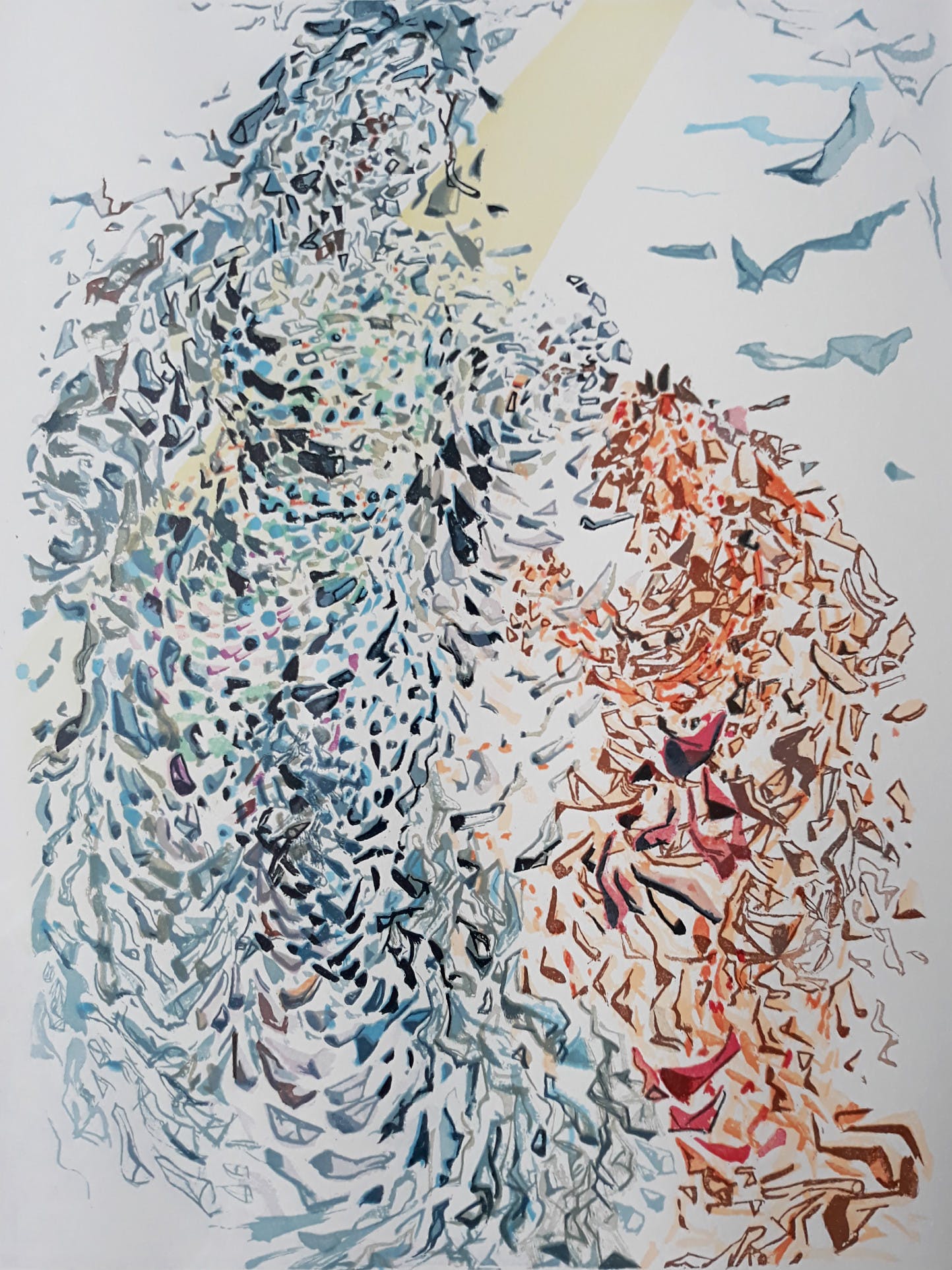 Salvador Dali - Opposition, litho of houtdruk (mooi ingelijst) kopen? Bied vanaf 1!
