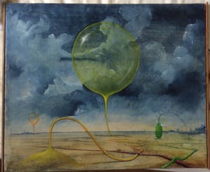 Hans Leyerzapf - Surrealistisch landschap kopen? Bied vanaf 85!