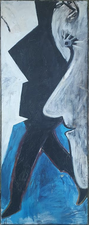 Kars Persoon - Schilderij op doek: 'Schaduw' - Zeer groot kopen? Bied vanaf 395!