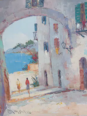 Jan Bevort - Mediterraans doorkijkje - Camprio kopen? Bied vanaf 50!