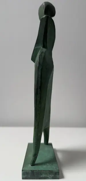 Jan Vermaat - bronzen sculptuur | 'Vrouwfiguur' | 1996 kopen? Bied vanaf 500!
