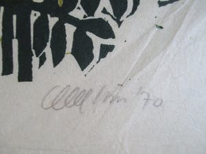 Akke Sins - Houtsnede kopen? Bied vanaf 40!