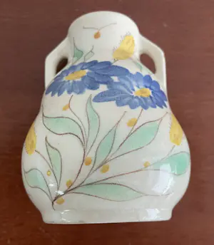Kunstaardewerkfabriek Regina - Art Nouveau platelen vaasje decor Zomer kopen? Bied vanaf 65!