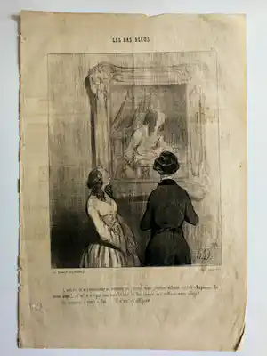 Honore Daumier - 6 Litho's. Diverse afbeeldingen. verkauft für € 55!