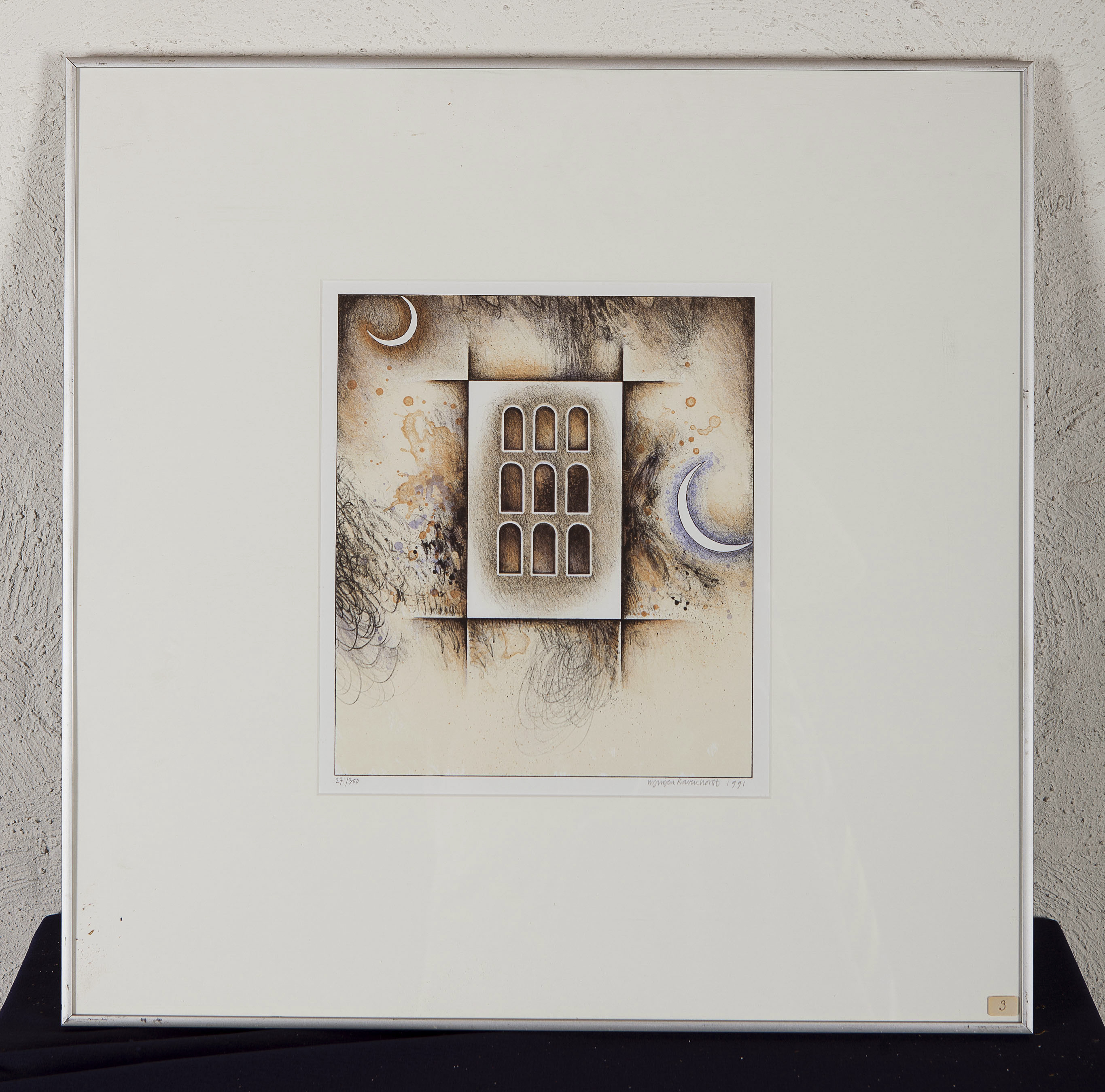 Jurjen Ravenhorst - Litho op papier - Gesigneerd r.o. - Oplage 271/300  kopen? Bied vanaf 10!