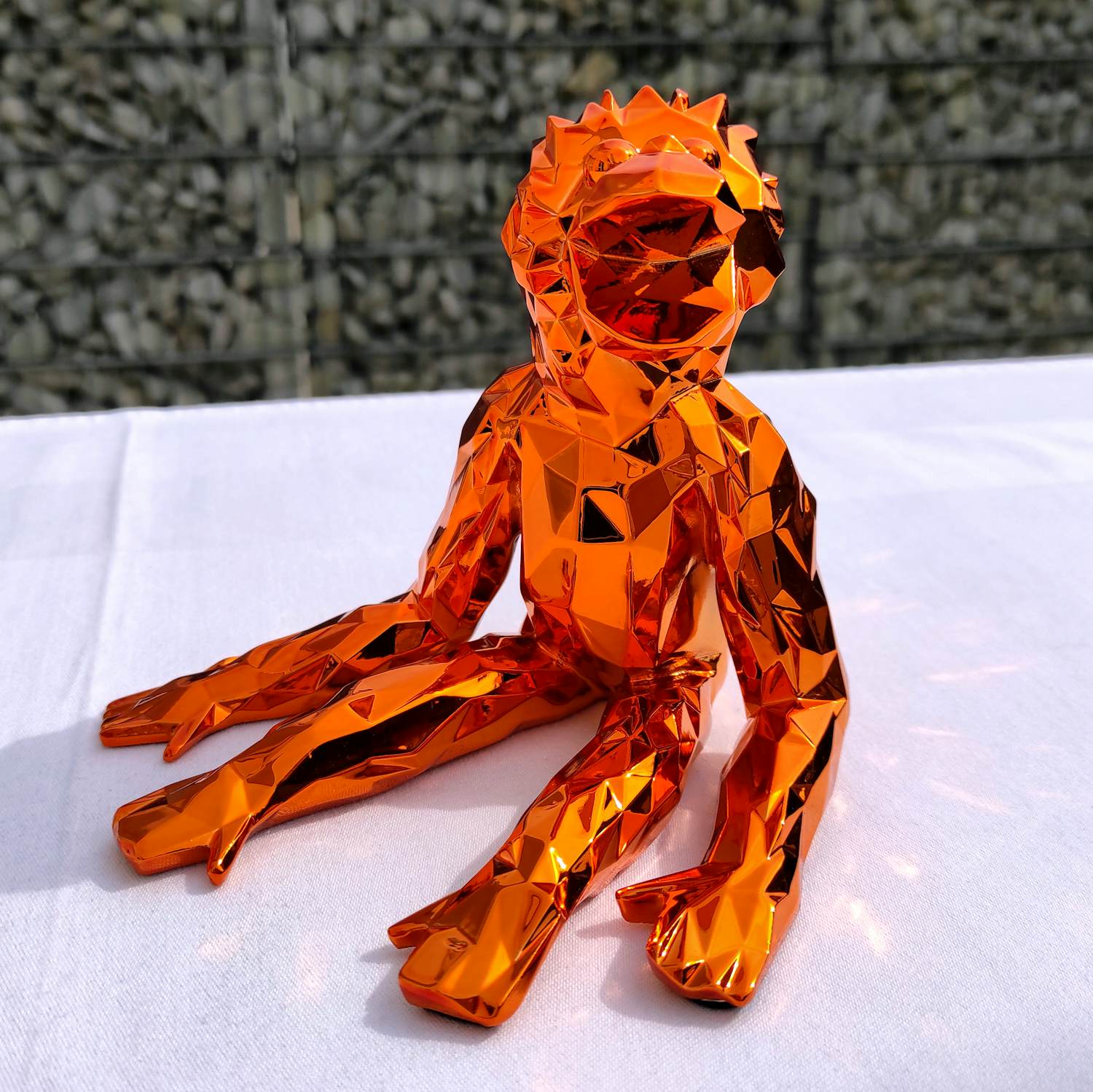 Richard Orlinski - JEAN-MARC SPIRIT (ORANGE EDITION) - Skulptur kopen? Bied vanaf 240!