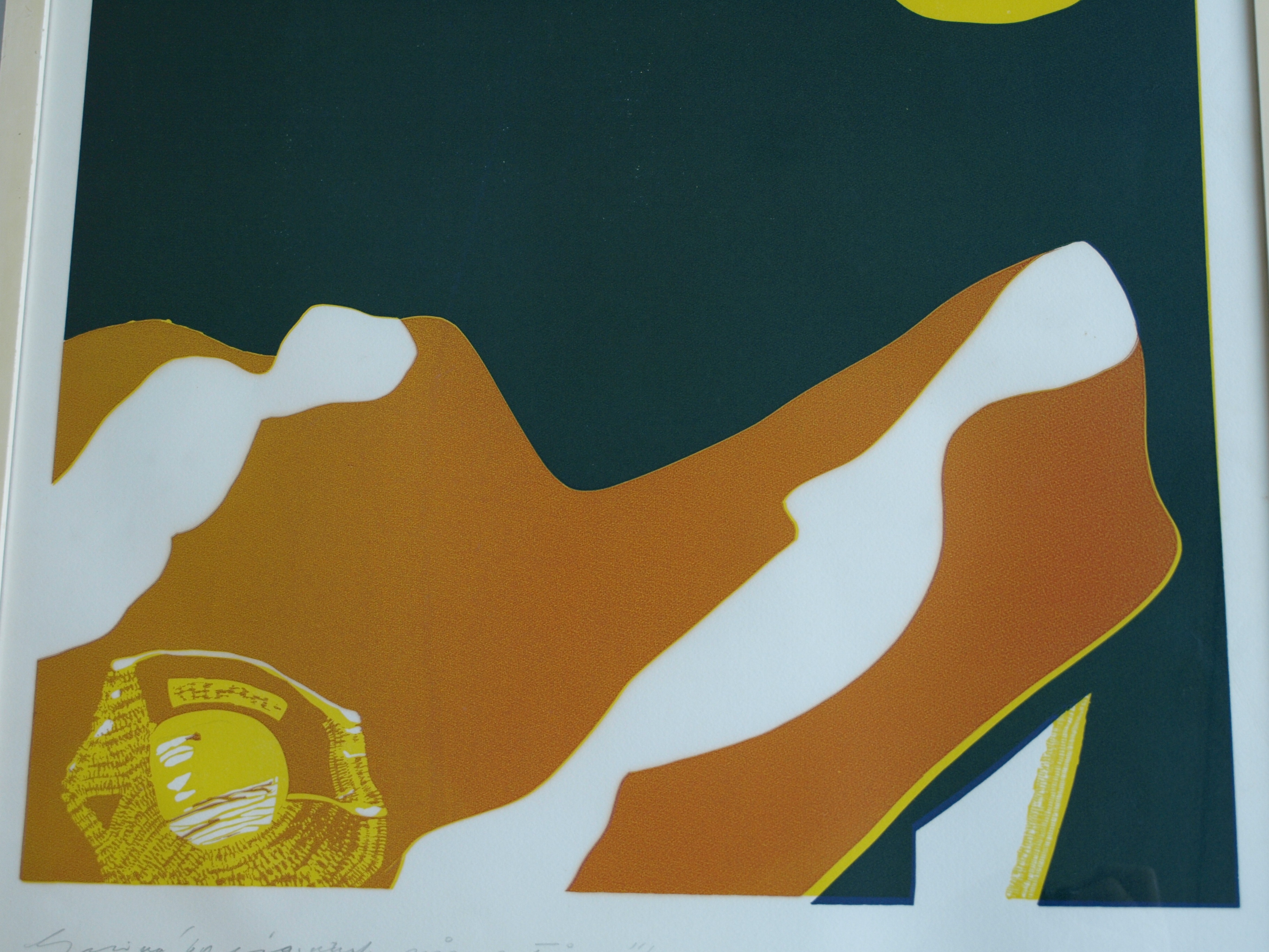 Niet of onleesbaar gesigneerd - Zeefdruk , Zonder titel - gesigneerd & ingelijst - 1968  kopen? Bied vanaf 1!