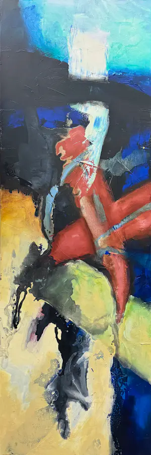 Hans Vanhorck - Olieverf, The Structure Beneath - Tweeluik (Zeer Groot) kopen? Bied vanaf 200!