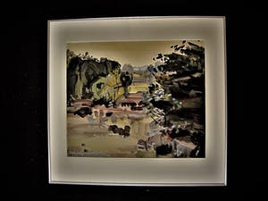 Hein Stork - GROTE impressionistische Gouache "Landschap Ruinen Drenthe" gesigneerd kopen? Bied vanaf 10!