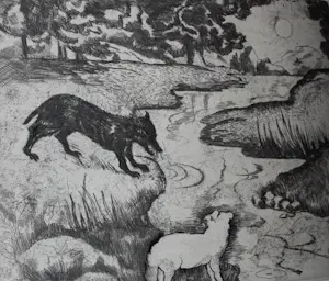 Jeanne Bieruma Oosting - 12 etsen in boek "fabels van la fontaine" (gesigneerd) kaufen? Bieten Sie von 399!