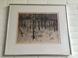 Paulien Wittenrood - Bos in de sneeuw kopen? Bied vanaf 10!