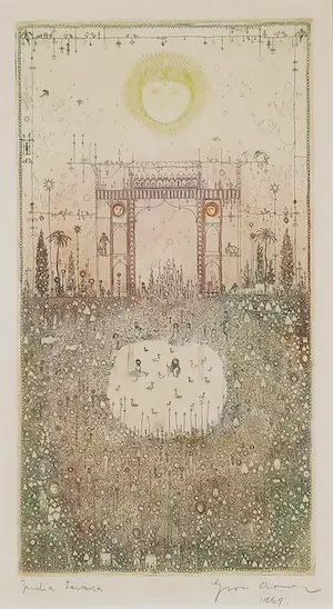 Arnold Gross - Ets en aquatint, Vijver - Ingelijst kaufen? Bieten Sie von 300!