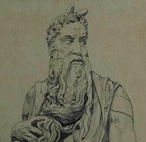 Niet of onleesbaar gesigneerd - Pentekening , “Spotprent” – gesigneerd en ingelijst kopen? Bied vanaf 10!