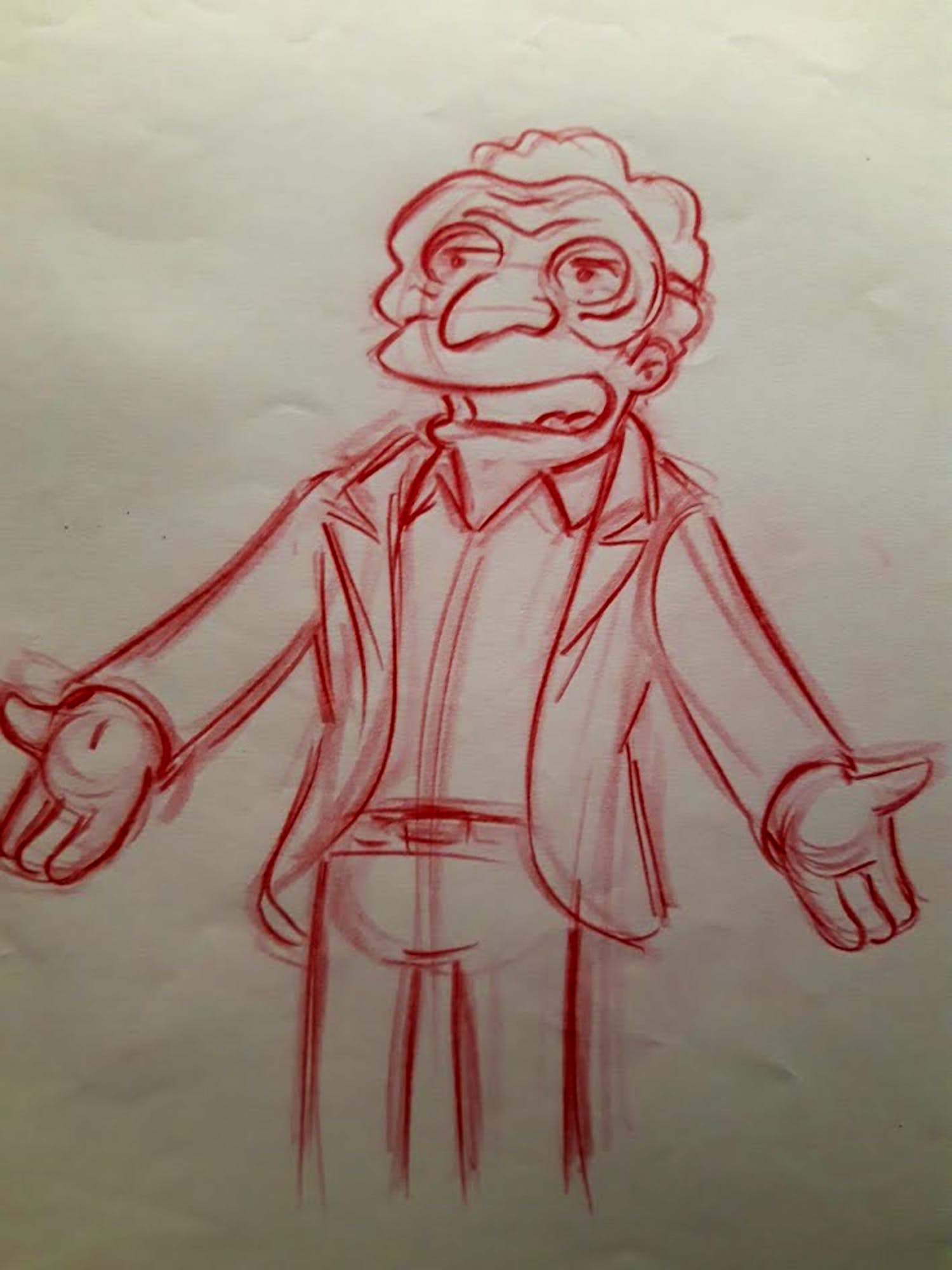 Matt Groening - originele productietekening The Simpsons, ingelijst kopen? Bied vanaf 50!