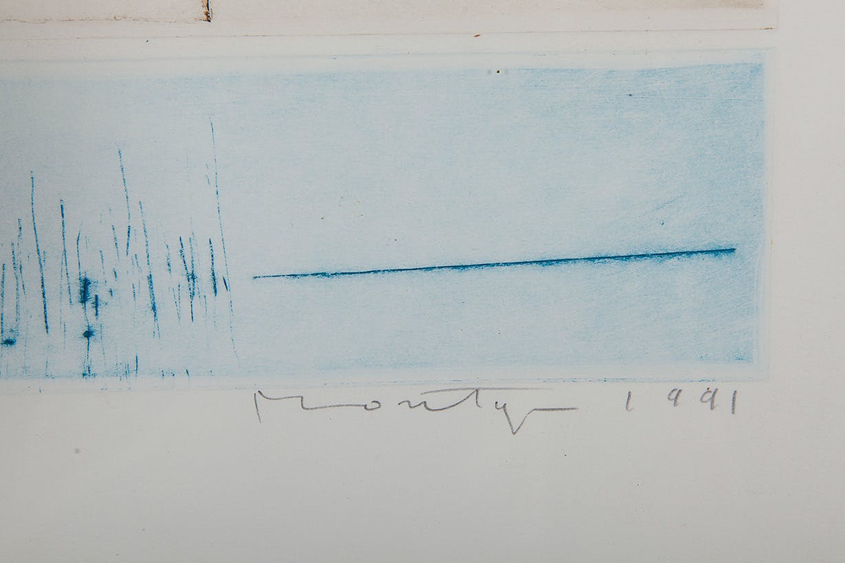 Jan Montyn - La Lumiere - Ets en aquatint op papier - gesigneerd r.o. - Oplage 1/15 - 1991 kopen? Bied vanaf 25!