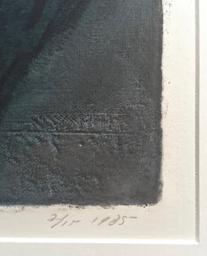 Sam Parabirsingh - Curacao Prent - 1985 - genummerd.: 2/15 kopen? Bied vanaf 25!