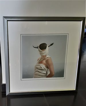 Ans Markus - Stier, zeer luxe gelijst! kopen? Bied vanaf 185!