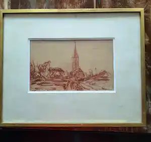 Hendrik van Bloem - Kerk van Rolde vendu pour 35€ !