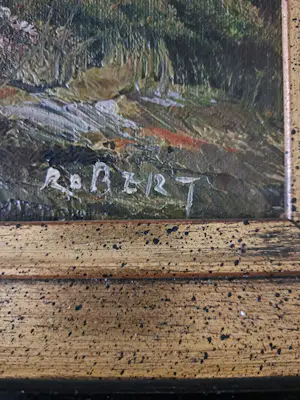 Robert De Man - Landschap met rivier en boerderij kopen? Bied vanaf 75!