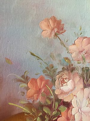 Niet of onleesbaar gesigneerd - Pot met vloemen. kopen? Bied vanaf 1!