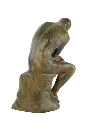 Pierre Chenet - Bronzen beeld van 'De Denker' geïnspireerd door Rodin kopen? Bied vanaf 379!