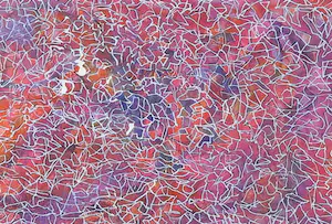 Liz Strick - Gemengde techniek op papier, Forebode kopen? Bied vanaf 1!