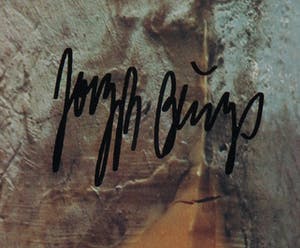 Joseph Beuys - Gesigneerde postkaart - Ingelijst kopen? Bied vanaf 1!