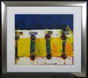 Willem van Scheijndel - Zeefdruk, De quantumsprong - Ingelijst, (Galerieprijs €720) kopen? Bied vanaf 35!