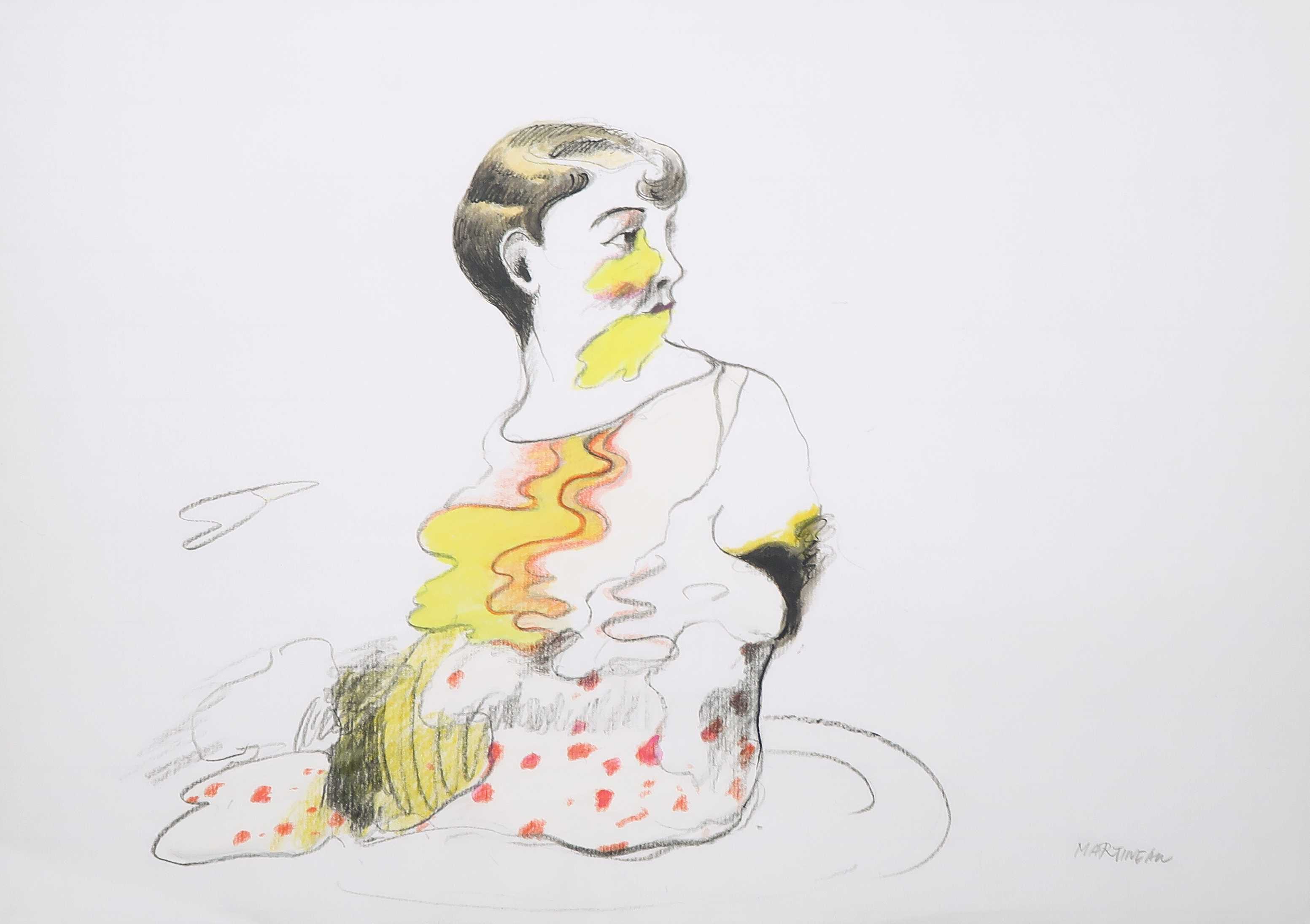 Anton Martineau - Potloodtekening, Zonder titel kopen? Bied vanaf 35!