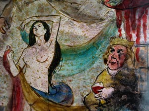 Jozef Bossaert - Gemengde techniek , “De dans van Salomé” – gesigneerd - 1985 kopen? Bied vanaf 10!