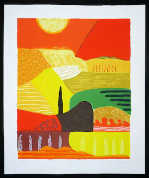 Ronald Boonacker - Zeefdruk, Toscana IV kopen? Bied vanaf 1!