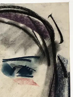 Hans van Ieperen - Twee portretten in pastel kopen? Bied vanaf 150!