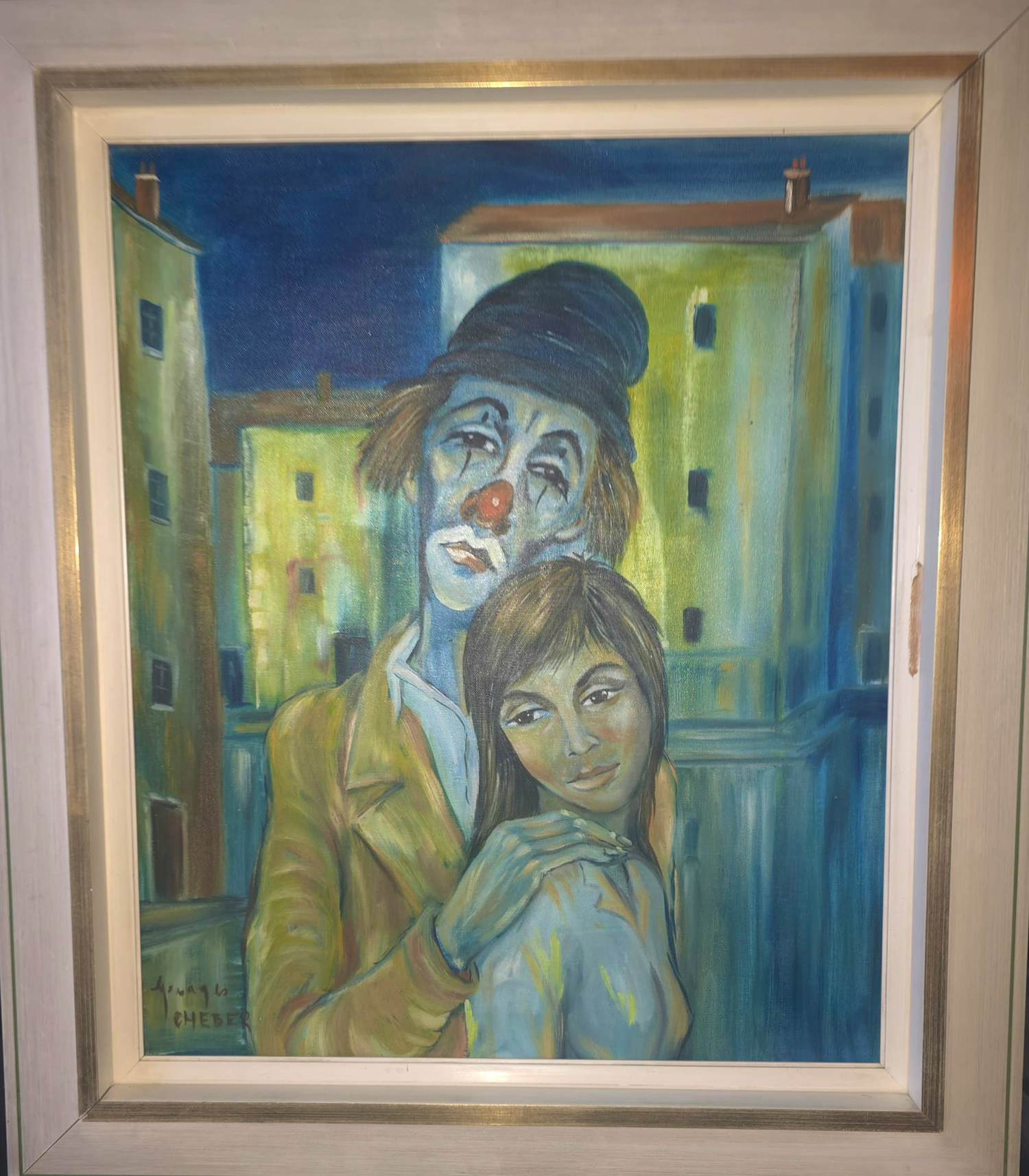 Georges Cheber - Clown met vrouw kopen? Bied vanaf 80!