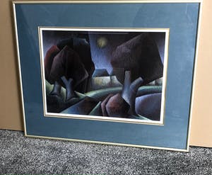 Bauke Weistra - Offset - Landschap - Ingelijst -Épreuve d'artiste kopen? Bied vanaf 30!