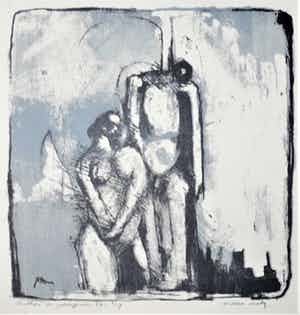 Wim Motz - 2x de gehangene - in 1e en 2e definitieve/ gesigneerde drukgang verkocht voor € 49!