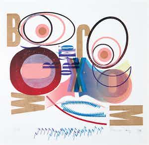 Frans de Jong - Zeefdruk, zonder titel verkocht voor € 1!