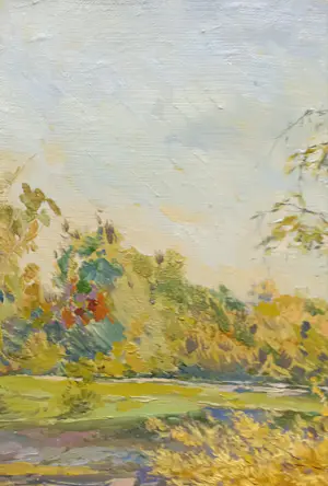 Buy Dmitri Kostylov - Forsythia in de Botanische Tuin? Bid from 350!