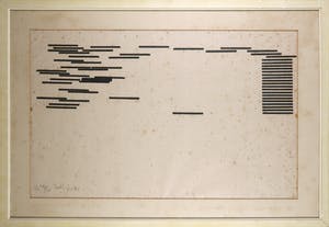 Carel Visser - Houtsnede op Japans papier, Geometrisch abstract - Ingelijst kopen? Bied vanaf 1!