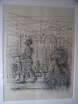 Jean Carzou - Lithografie. Zonder titel, 1973, kopen? Bied vanaf 45!