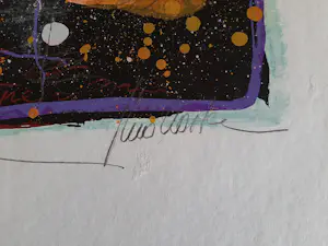 Theo Koster - Zeefdruk, collage 3 kopen? Bied vanaf 35!