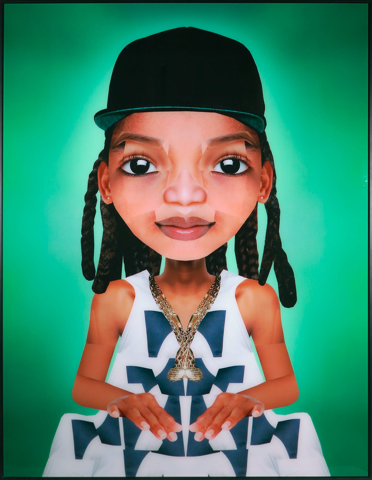 Barbara van den Berg - C-Print op dibond, Jiggy - Ingelijst (Zeer groot) verkocht voor € 200!