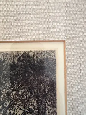 Anton Pieck - Drie bomen, Eigen Druk, Prachtige ets kopen? Bied vanaf 395!