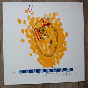 Titus Rudolphy - Zeefdruk - 1993 kopen? Bied vanaf 25!