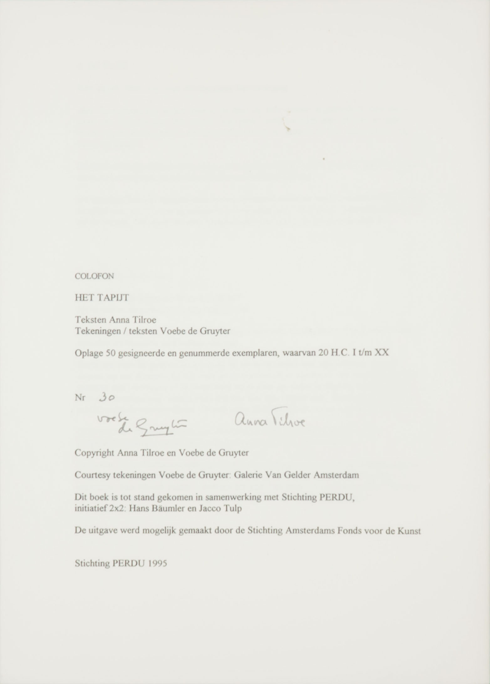 Voebe de Gruyter - Verzameld werk in samenwerking met Anna Tilroe, Het Tapijt kopen? Bied vanaf 50!